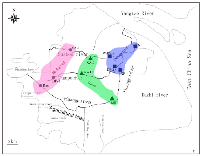 Urban and agriculturally influenced water contribute differently to the spread of antibiotic resistance genes in a mega-city river network-2 Urban and agriculturally influenced water contribute differently to the spread of antibiotic resistance genes in a mega-city river network-2